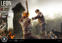 Ultimate Premium Masterline Resident Evil 4 Leon S. Kennedy versus Chainsaw Villager 69