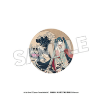 Katsushika Hokusai x Hatsune Miku Pinback Button 4