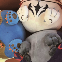 Monster Hunter Fluffy Eggshaped Plush Rathalos 7