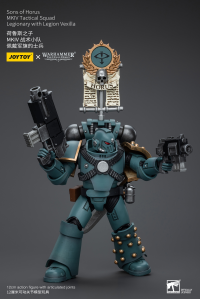 Sons of Horus MKIV Tactical Squad Legionary with Legion Vexilla 2