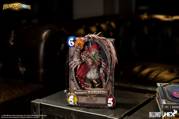 Blizzard Hearthstone® 10th Aniversary Sylvanas Windrunner 3D Art Frame