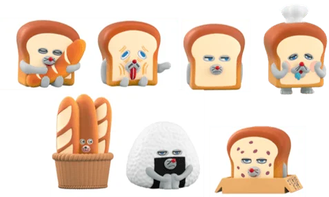 BANDAI Pan Dorobo Friends "Pan Dorobo" (Box/12) - Pan Dorobo
