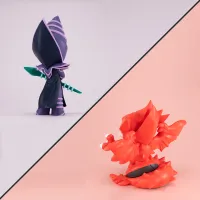 MegaHouse MEGATOON Yu-Gi-Oh！ Duel Monsters  Dark Magician＆Slifer the Sky Dragon set 【with gift】 - Yu-Gi-Oh! - photo 4