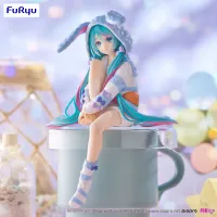 FuRyu Hatsune Miku Noodle Stopper Figure -Rabbit Ear Hood Pajama Blue Color ver.- - Hatsune Miku - photo 6