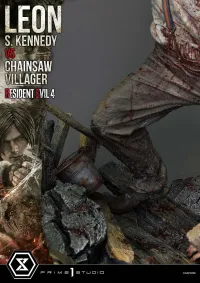 Prime 1 Studio Ultimate Premium Masterline Resident Evil 4 Leon S. Kennedy versus Chainsaw Villager - Video Games - photo 9