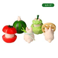 Benelic Small Totoro Hide and Seek Vegetables Collection (Seasonal) "My Neighbor Totoro" (Box/6) - My Neighbor Totoro - photo 12