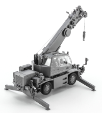 1/35  TADANO ROUGH TERRAIN CRANE GR-130NL/N CREVO mini G４ 3