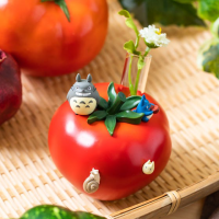 Totoro and Vegetable single vase - Tomato 1
