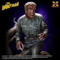 1/8 Scale Lon Chaney Jr. as Wolf Man Plastic Model Kit 2