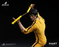 Queen Studios INART - Bruce Lee (Yellow Jumpsuit) 1/12 Collectible Figure - Scale Figures - photo 2