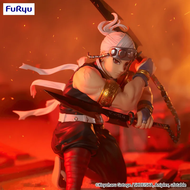 FuRyu Demon Slayer: Kimetsu no Yaiba Noodle Stopper Figure -Uzui Tengen- - Demon Slayer: Kimetsu no Yaiba