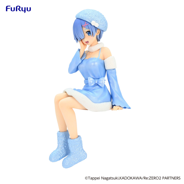 Re:ZERO -Starting Life in Another World-　Noodle Stopper Figure -Rem Snow Princess Pearl Color ver.-