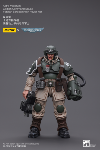 Astra Militarum Cadian Command Squad Veteran Sergeant with Power Fist 6