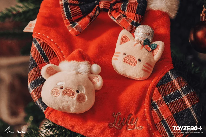 TOYZEROPLUS LuLu the Piggy X'Mas - Christmas Sock Charms (Set B) - LuLu The Piggy