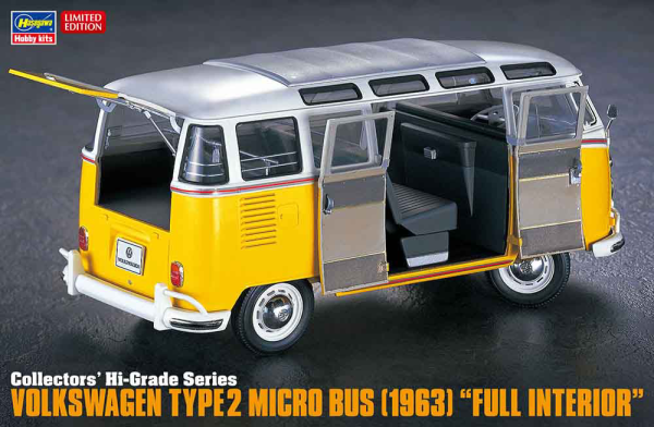 1/24 VOLKSWAGEN TYPE 2 MICRO BUS (1963) "FULL INTERIOR"