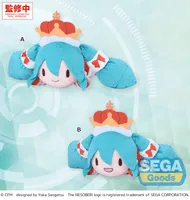 SEGA fuwa petit NESOBERI (Lay-Down) "Hatsune Miku Series" M Plush "Hatsune Miku" -Christmas 2026- - Hatsune Miku - photo 1