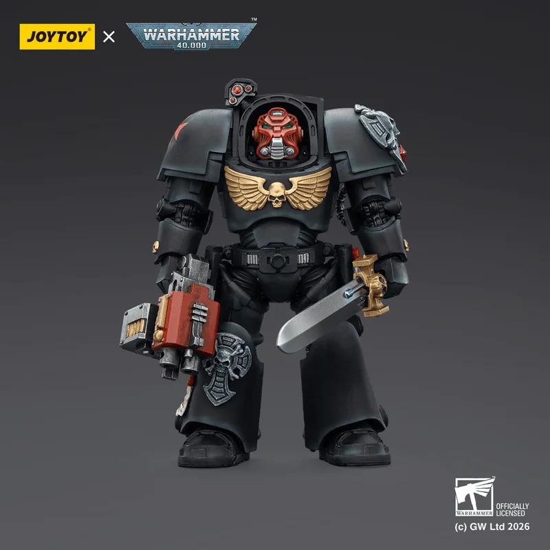 Black Templars Terminator 1 with Power Sword and Storm Bolter