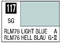 Mr. Color 117 - RLM76 Light Blue (Semi-Gloss/Aircraft) 1