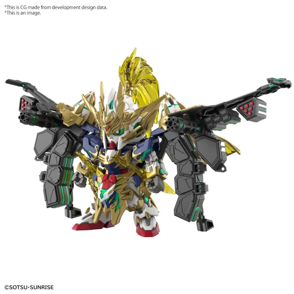 BANDAI HOBBY SDW HEROES ZHAO YUN 00 GUNDAM COMMAND PACKAGE - SD World Heroes