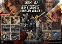 Prime 1 Studio Ultimate Premium Masterline Resident Evil 4 Leon S. Kennedy versus Chainsaw Villager - Video Games - photo 1