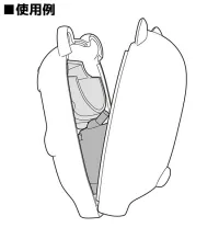 GOOD SMILE COMPANY Nendoroid More Kigurumi Face Parts Case (Black Kitsune) - Figure Accessories - photo 3