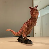 grüezi lab Carnotaurus Rot Pre-painted Complete Sofvi Figure		 - Art & Display - photo 5