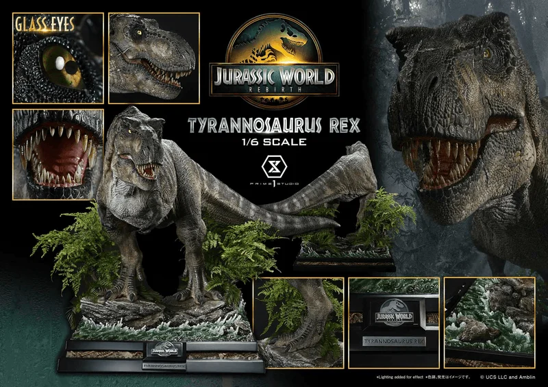 Prime 1 Studio Legacy Museum Collection Jurassic World Rebirth Tyrannosaurus Rex 1/6 Scale - Jurassic Park