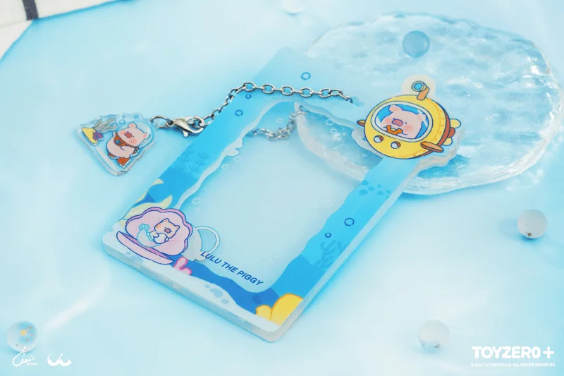 TOYZEROPLUS LuLu the Piggy Ocean - Acrylic Card Holder (Under the Sea ver.) - LuLu The Piggy