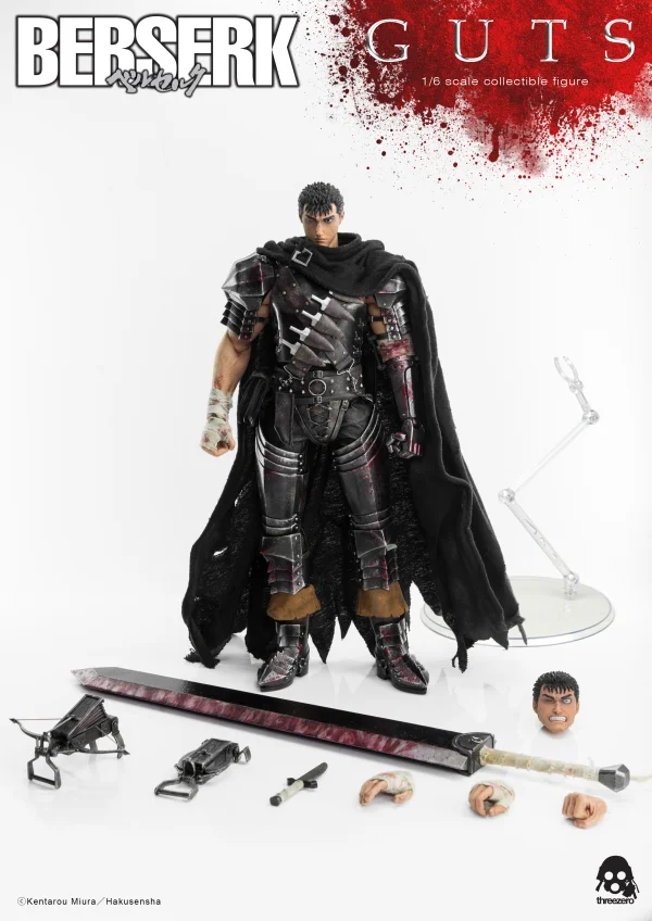 threezero BERSERK - Guts (Black Swordsman) - Berserk