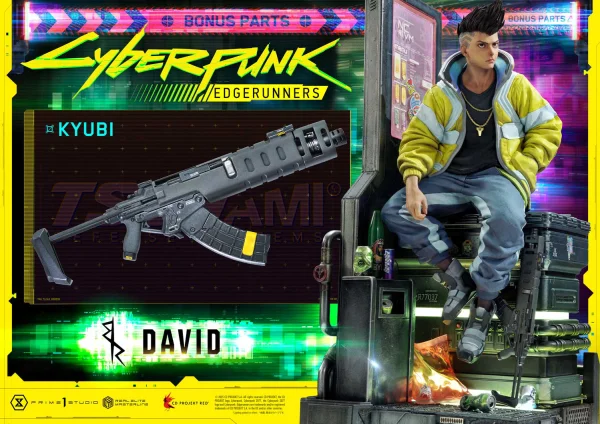 Prime 1 Studio Real Elite Masterline Cyberpunk: Edgerunners David Deluxe Bonus Version - Cyberpunk: Edgerunners
