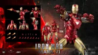 threezero Marvel Studios: The Infinity Saga: DLX Iron Man Mark 6 - Marvel - photo 3