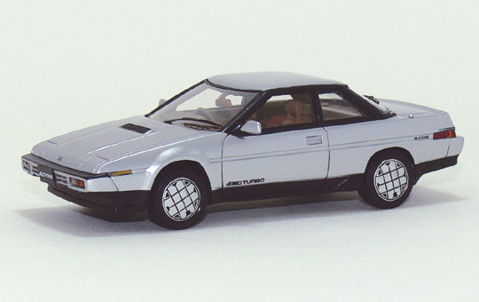 1/43 DISM RCM (RESIN CAST MODEL): 1/43 E-AX7 SUBARU ALCYONE 4WD VR TURBO (Lightning Silver Metallic / Formula Black)