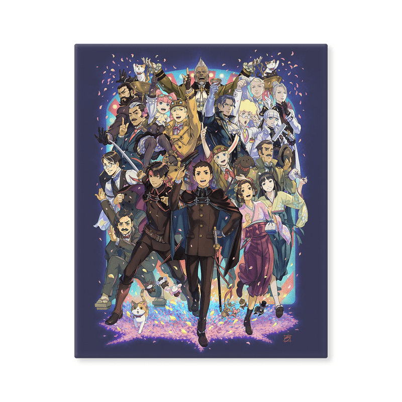 The Great Ace Attorney 10th Anniversary「NURI kazuya」newly drawn art CHARA FINE BOARD