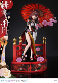 PRISMA WING fuzichoco original Illustration Scarlet Umbrella and Peony Deluxe Version 1/7 Scale Pre-Painted Figure 11