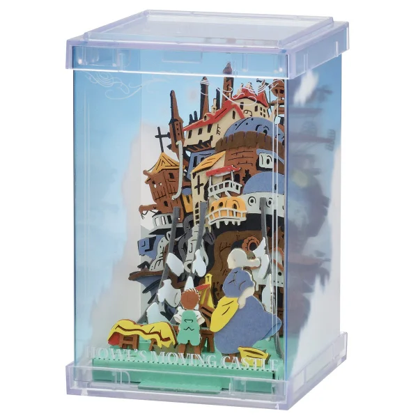 ENSKY PTC-T07 Howl's Moving Castle - Good Weather for Laundry Day Paper Theater Cube - Studio Ghibli
