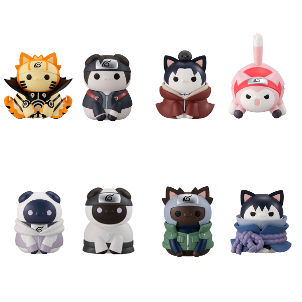 MEGA CAT PROJECT NARUTO Shippuden Nyaruto! Ver. Break out!Fourth Great Ninja War(Repeat) (1pc / 8pc per box)