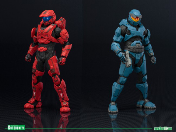 HALO MJOLNIR MARK V AND MARK VI DX TWO PACK ARTFX+ STATUE