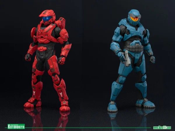KOTOBUKIYA HALO MJOLNIR MARK V AND MARK VI DX TWO PACK ARTFX+ STATUE - Video Games