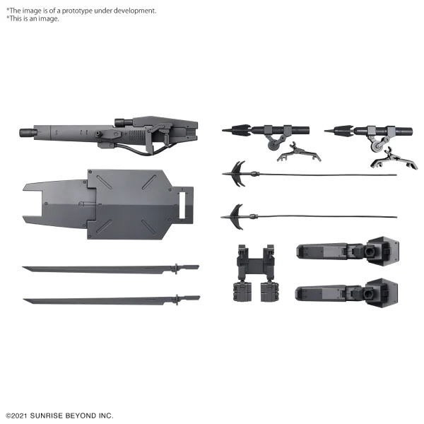 BANDAI HOBBY HG 1/72 AMAIM Warrior at the Borderline Weapon Set 3 - AMAIM Warrior at the Borderline
