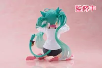 TAITO Hatsune Miku Desktop Cute Figure (Cat Ear T-Shirt Ver.) - Hatsune Miku - photo 3