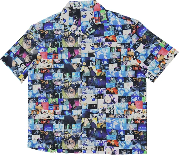 GOOD SMILE COMPANY Golden Kamuy Opening/Ending Pattern Collared Shirt - GOLDEN KAMUY