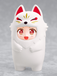 Nendoroid More Kigurumi Face Parts Case (White Kitsune) 1
