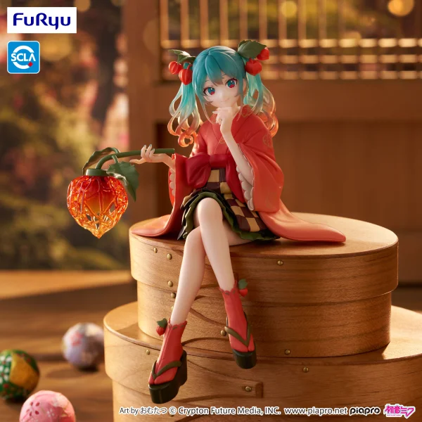 FuRyu Hatsune Miku Noodle Stopper Figure -Flower Fairy Winter Cherry- - Hatsune Miku