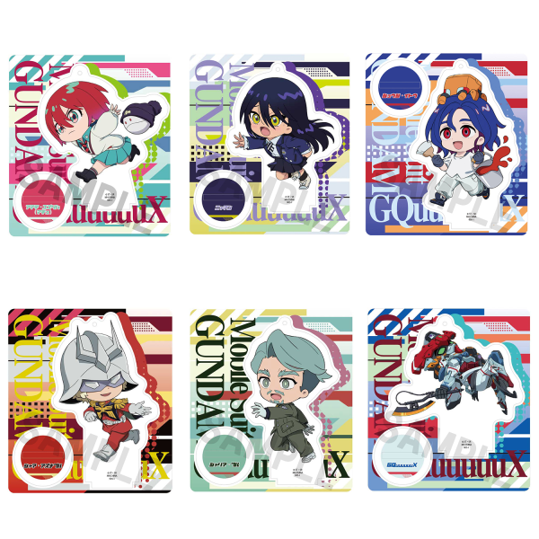 Tokotoko Acrylic Stand Mobile Suit Gundam GQuuuuuuX (6pc per box)