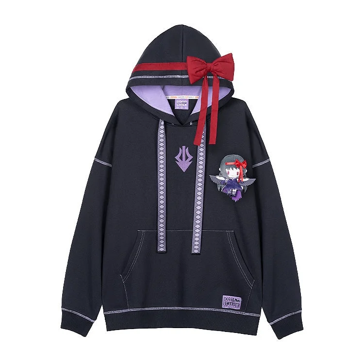GoodSmile Moment Puella Magi Madoka Magica The Movie -Rebellion- Hoodie Homura Akemi - Puella Magi Madoka Magica