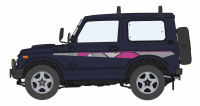 1/24  SUZUKI JIMNY （JA11-3） w/BASE CARRIER 1