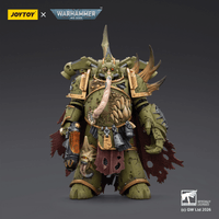Death Guard Plague Marine Champion with Plasma Pistol and Power Fist 10