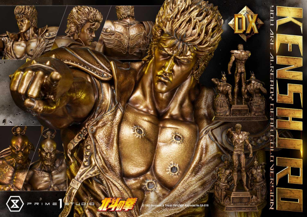 Premium Masterline Fist of the North Star Kenshiro You Are Already Dead Deluxe Gold Version