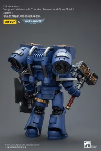 JOYTOY Ultramarines Vanguard Veteran with Thunder Hammer and Storm Shield - Warhammer 40K - photo 4
