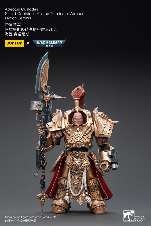 Adeptus Custodes Shield-Captain in Allarus Terminator Armour Hydon Seronis